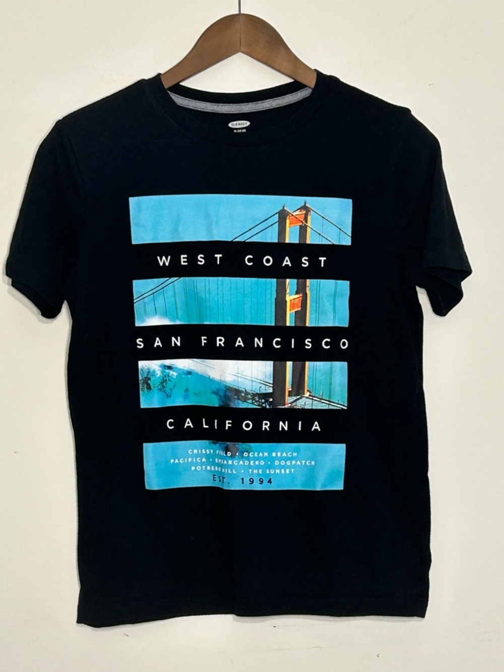 Old Navy Boys XL West Coast San Francisco Graphic T-Shirt